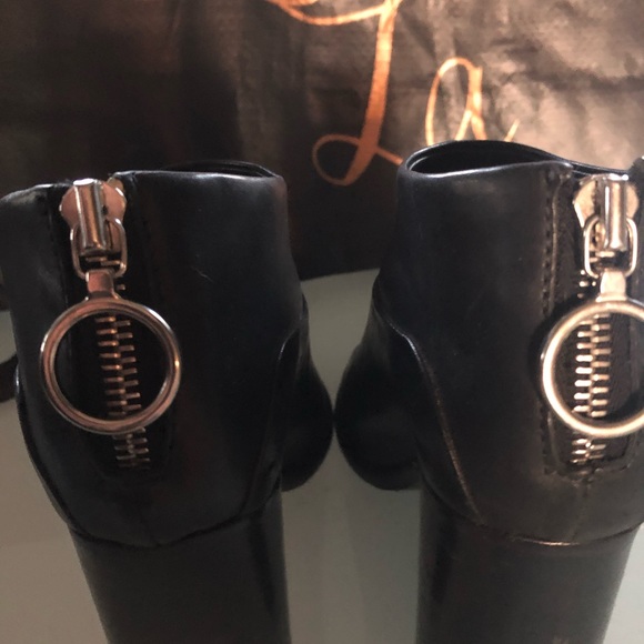 Rag and Bone New York open toe back zip booties - Picture 2 of 6